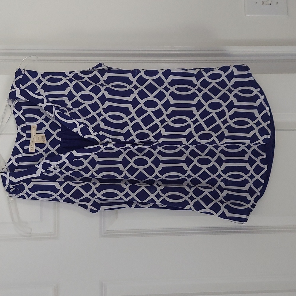 Beautiful blue and white tank